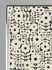 Orla Kiely Vintage Lace Natural Criss-Cross Stem Made to Measure Roman 100% Cotton Blind - Image 3 of 6