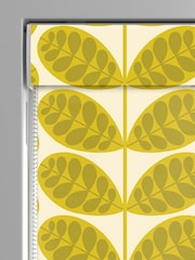 Orla Kiely Yellow Botanica Stem Made to Measure Roman 100% Cotton Blind - Image 3 of 6