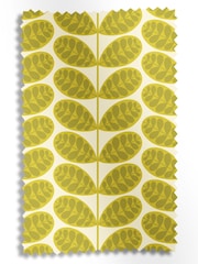 Orla Kiely Yellow Botanica Stem Made to Measure Roman 100% Cotton Blind - Image 6 of 6