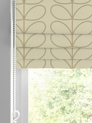 Orla Kiely Natural Linear Stem Made to Measure Roman 100% Cotton Blind - Image 3 of 6
