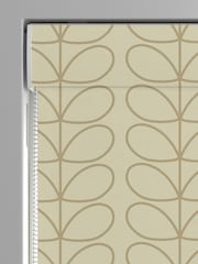 Orla Kiely Natural Linear Stem Made to Measure Roman 100% Cotton Blind - Image 5 of 6