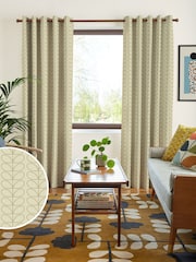 Orla Kiely Natural Linear Stem Made to Measure Curtains - Image 1 of 9