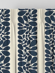 Orla Kiely Navy Blue Sycamore Stripe Made to Measure Curtains - Image 5 of 9