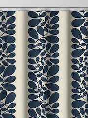 Orla Kiely Navy Blue Sycamore Stripe Made to Measure Curtains - Image 8 of 9