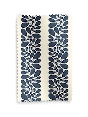 Orla Kiely Navy Blue Sycamore Stripe Made to Measure Curtains - Image 9 of 9