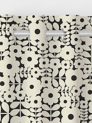 Orla Kiely Vintage Lace Natural Criss-Cross Stem Made to Measure 100% Cotton Curtains - Image 7 of 9