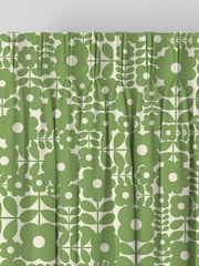 Orla Kiely Basil Green Criss-cross Stem Made to Measure 100% Cotton Curtains - Image 5 of 9