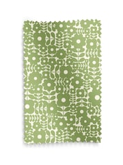 Orla Kiely Basil Green Criss-cross Stem Made to Measure 100% Cotton Curtains - Image 9 of 9