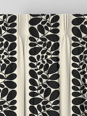Orla Kiely Black Sycamore Stripe Made to Measure Curtains - Image 5 of 9