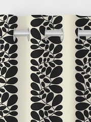 Orla Kiely Black Sycamore Stripe Made to Measure Curtains - Image 7 of 9