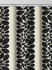 Orla Kiely Black Sycamore Stripe Made to Measure Curtains - Image 8 of 9
