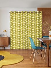 Orla Kiely Yellow Botanica Stem Made to Measure Curtains - Image 2 of 9