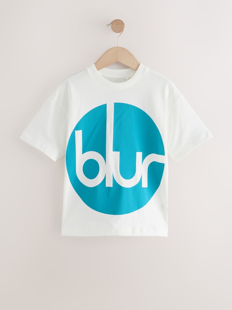 White Blur Band T-Shirt (3-16yrs) - Image 1 of 3
