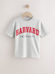 Grey Harvard University Short Sleeve T-Shirt (3-16yrs) - Image 1 of 4