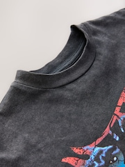 Charcoal Grey Hot Wheels Short Sleeve 100% Cotton T-Shirt (3-16yrs) - Image 3 of 4