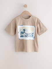 Stone Hokusai Wave 100% Cotton T-Shirt (3-16yrs) - Image 1 of 4