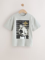 Grey Muhammad Ali T-Shirt (7-16yrs) - Image 1 of 5