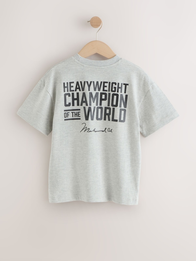 Grey Muhammad Ali T-Shirt (7-16yrs) - Image 2 of 5
