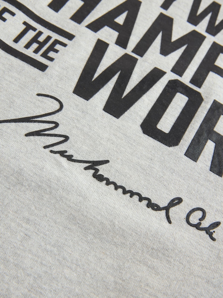 Grey Muhammad Ali T-Shirt (7-16yrs) - Image 5 of 5