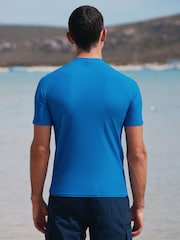 Cobalt Blue Active Short Sleeve Rash Vest - Image 3 of 9