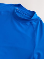 Cobalt Blue Active Short Sleeve Rash Vest - Image 6 of 9