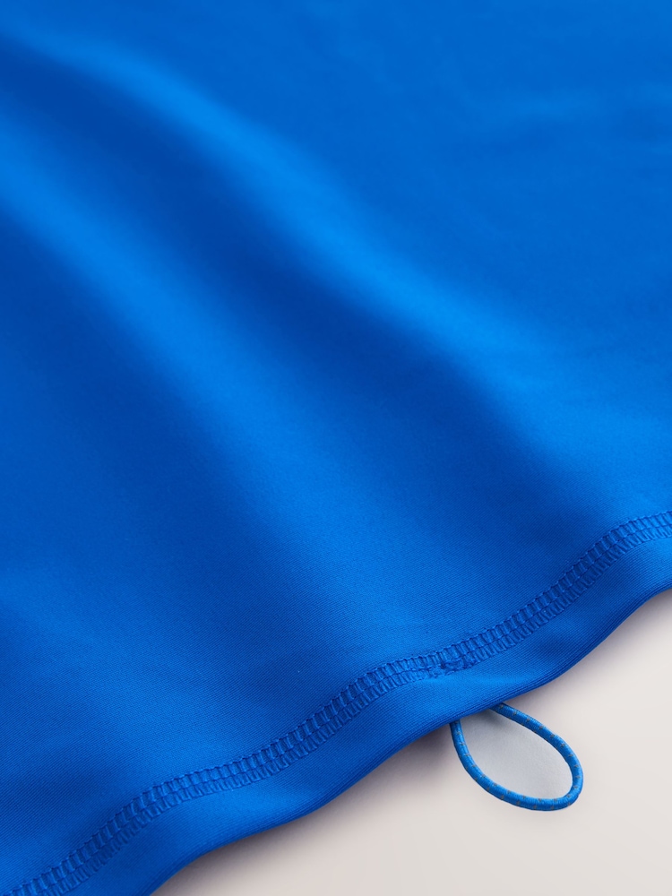 Cobalt Blue Active Short Sleeve Rash Vest - Image 9 of 9