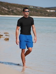 Black Active Short Sleeve Rash Vest - Image 3 of 5