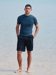 Slate Grey Active Short Sleeve Rash Vest - Image 2 of 9