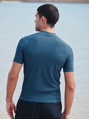 Slate Grey Active Short Sleeve Rash Vest - Image 3 of 9