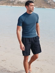Slate Grey Active Short Sleeve Rash Vest - Image 4 of 9