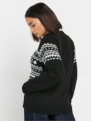 PixieGirl Petite Black Apres Ski Jumper - Image 2 of 5