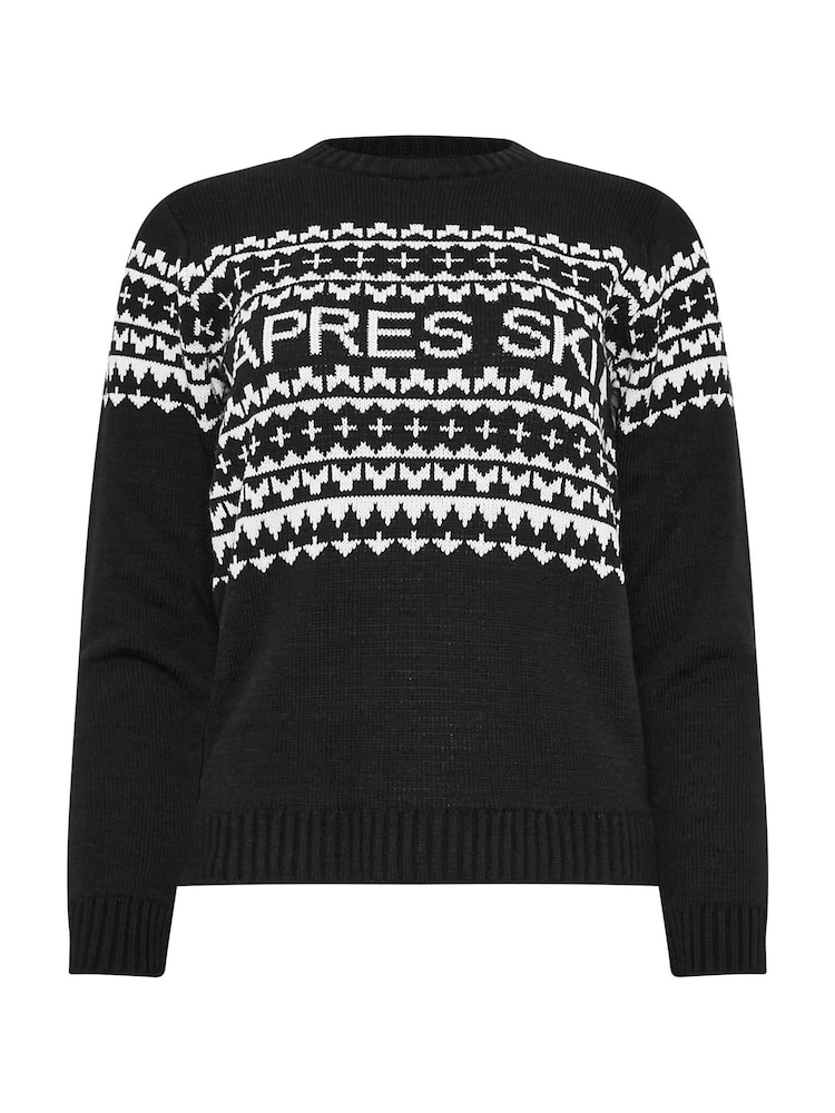 PixieGirl Petite Black Apres Ski Jumper - Image 5 of 5