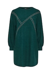 Azul - Yours Curve Asimétrico Studded Dress - Imagem 5 de 5