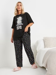 Yours Curve Tatty Teddy Dreams Come True 100% Cotton Pyjamas Set - صورة 1 من 5