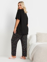 Yours Curve Tatty Teddy Dreams Come True 100% Cotton Pyjamas Set - صورة 4 من 5