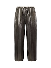 Yours Curve Gold Limited Pleated Trousers - Image 5 of 5