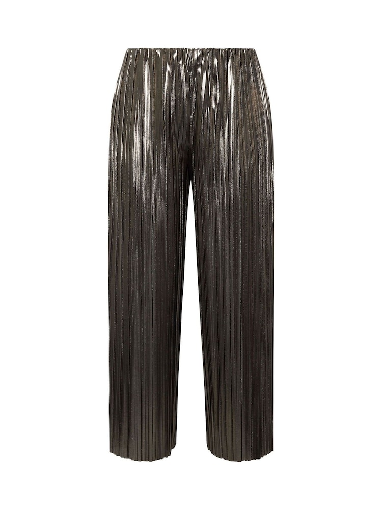 Yours Curve Gold Limited Pleated Trousers - Image 5 of 5