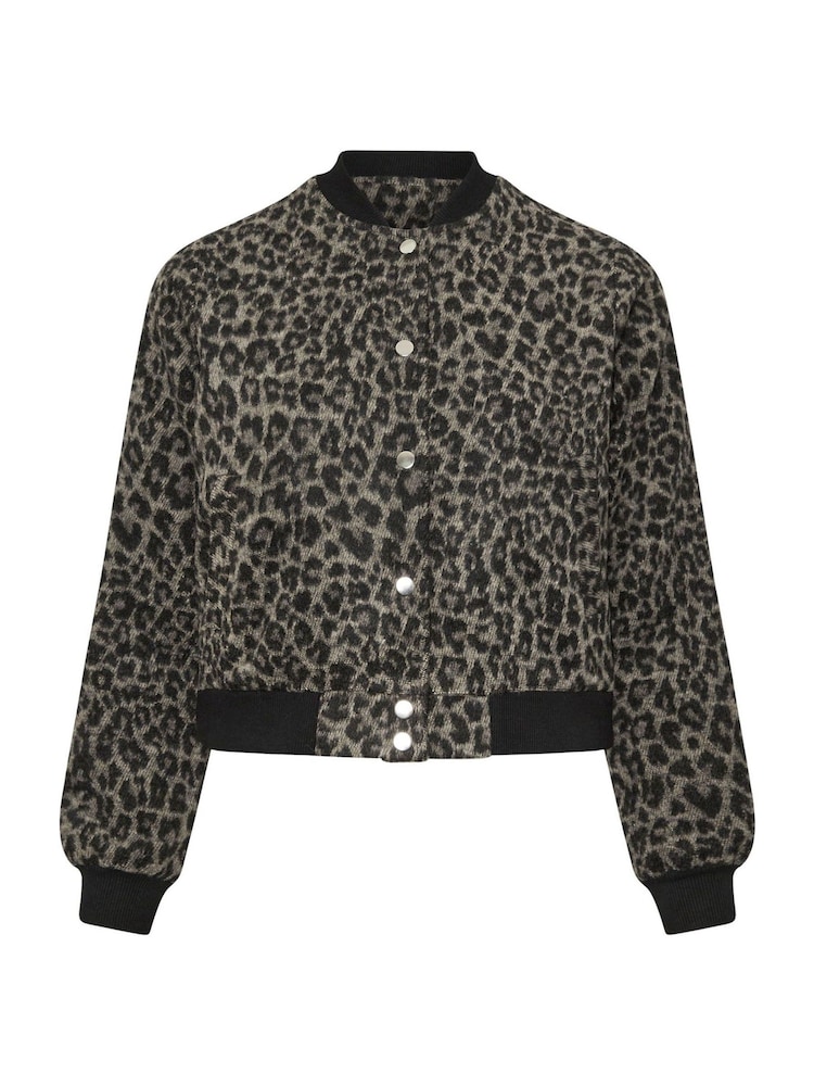 Yours Curve Natural Limited Bomber Jacket - Image 5 of 5