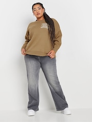 Yours Curve Natural Limited Knitted Jumper - Image 2 of 5