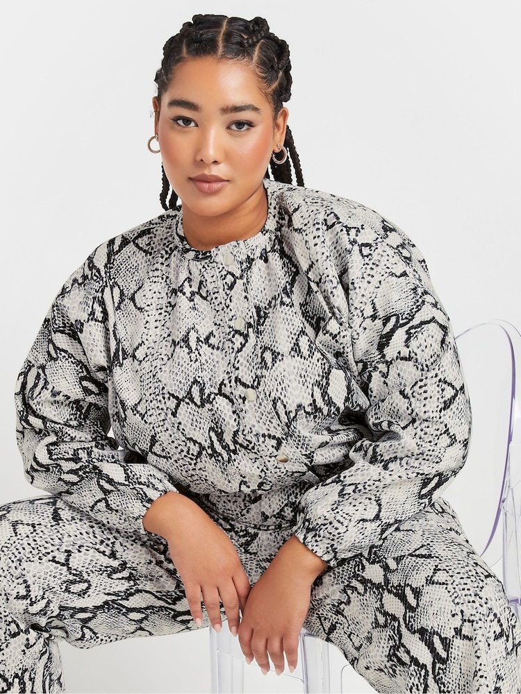 Yours Curve Grey Limited Jacket - Image 5 of 5