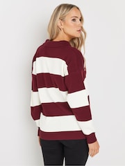 Long Tall Sally Red Knitted Polo Jumper - Image 3 of 5
