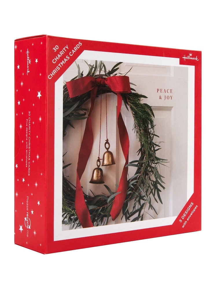 Hallmark Green 30 Pack Christmas Cards in 5 Photographic Designs - Image 2 of 4