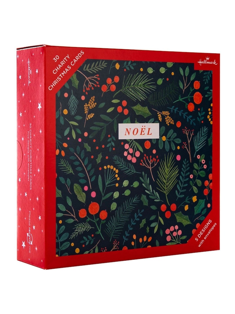 Hallmark White 30 Pack Christmas Cards in 5 Festive Designs - Image 2 of 4