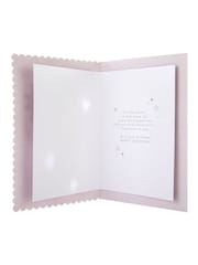 Hallmark White Snowflake & Hearts Christmas Card for Mum & Dad - Image 4 of 4