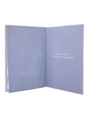 Hallmark Blue Night Time Scene Christmas Card for Fiance - Image 4 of 4