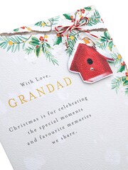 Hallmark White Bird House Christmas Card for Grandad - Image 3 of 4