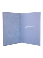 Hallmark Blue Night Time Scene Christmas Card for Wife - Image 4 of 4