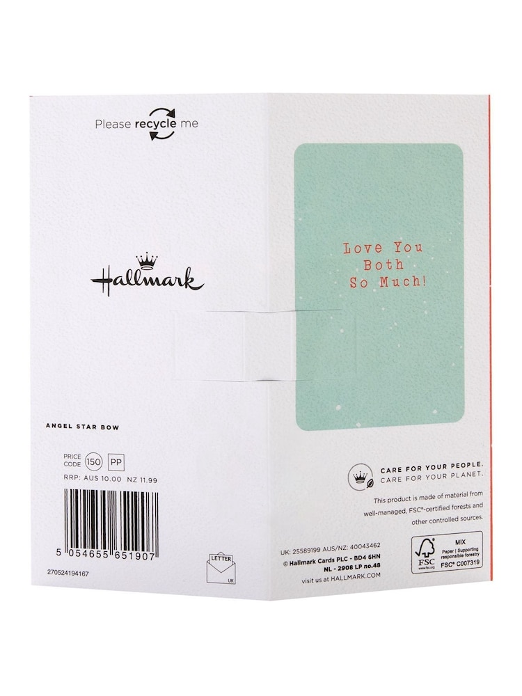 Hallmark Red Christmas Stocking Christmas Card for Mum & Dad - Image 4 of 4