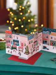 Hallmark White Snowy Street Scene Christmas Card for Friend - Image 1 of 4
