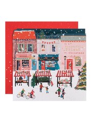 Hallmark White Snowy Street Scene Christmas Card for Friend - Image 2 of 4